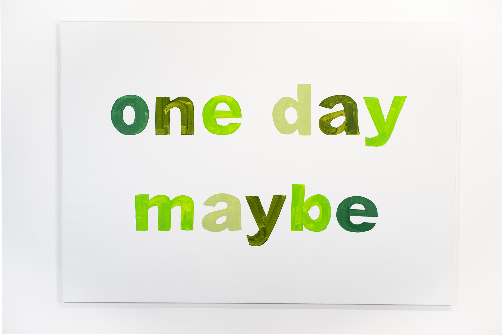 One day maybe, 2023 Acrylic on Canvas, 145 x 204 cm.
